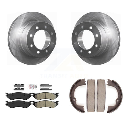 Kit de plaquettes semi-métalliques et de freins de stationnement, Rotors à disque arrière, pour Dodge Ram 150