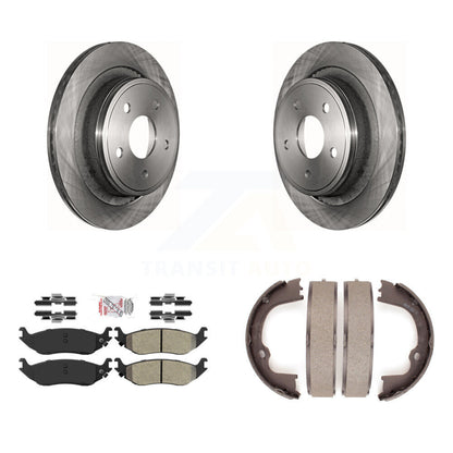 Kit de chaussures de stationnement à plaquettes semi-métalliques, Rotors à disque arrière, pour Ram 1500 Classic Dodge