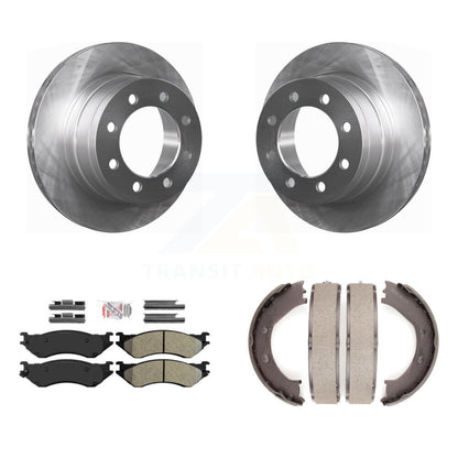 Kit de plaquettes semi-métalliques et de freins de stationnement, Rotors à disque arrière, pour Dodge Ram 150