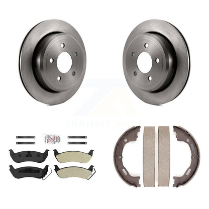 Kit de chaussures de stationnement à plaquettes semi-métalliques, Rotors à disque arrière, pour Mercury Grand Marquis
