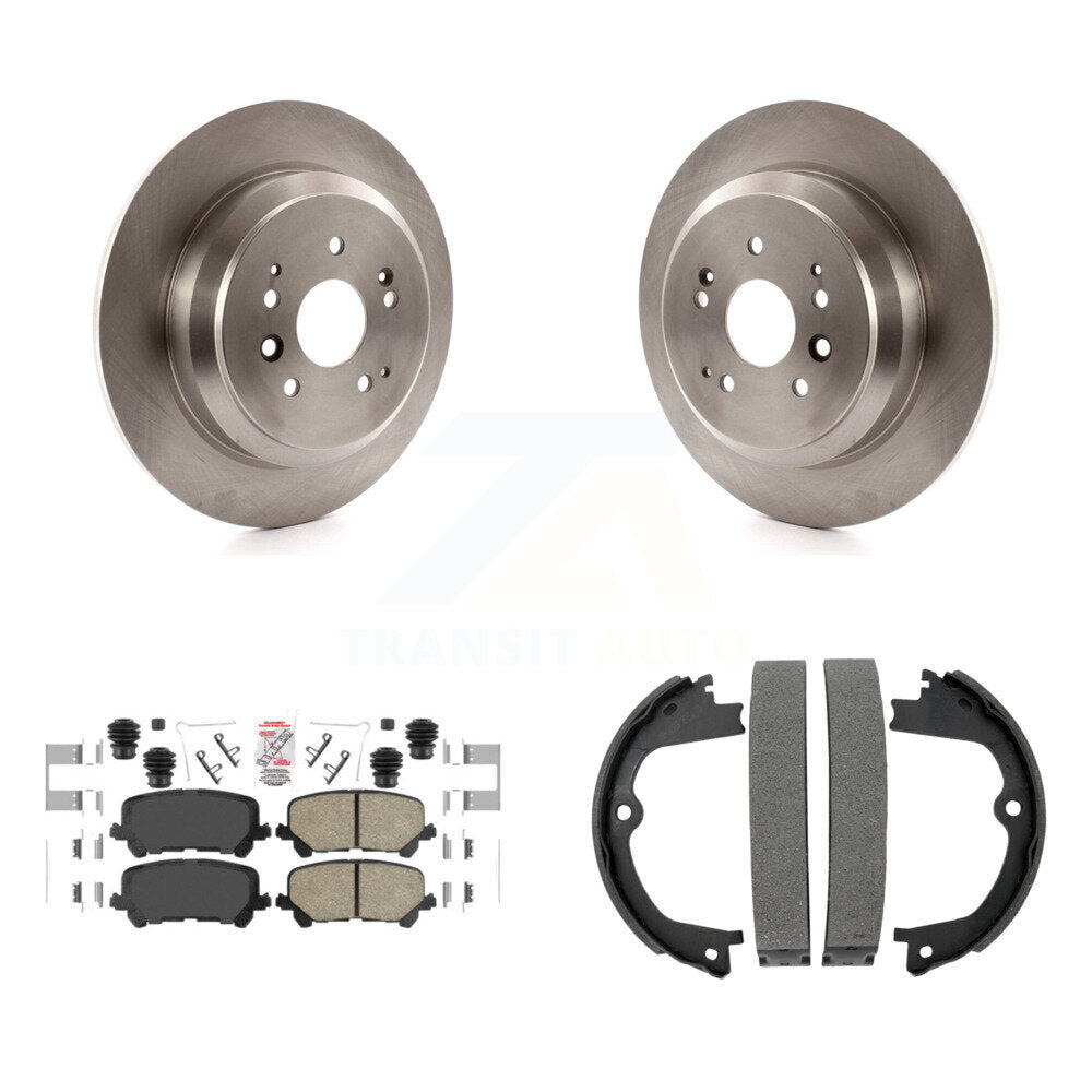 Kit de plaquettes en céramique et de patins de frein de stationnement pour disques arrière, pour Acura MDX 2014 – 2016
