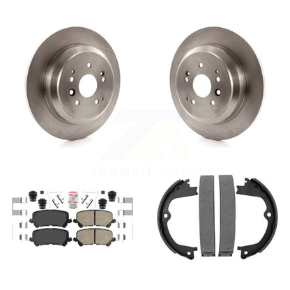 Kit de plaquettes en céramique et de patins de frein de stationnement pour disques arrière, pour Acura MDX 2014 – 2016