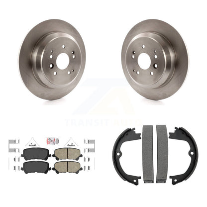 Kit de plaquettes en céramique et de patins de frein de stationnement pour disques arrière, pour Acura MDX 2014 – 2016