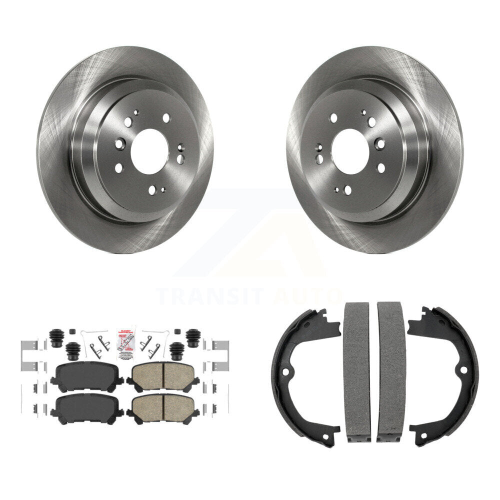 Kit de chaussures de frein de stationnement, Rotors à disque arrière, plaquettes en céramique, pour Honda Pilot Ridgeline