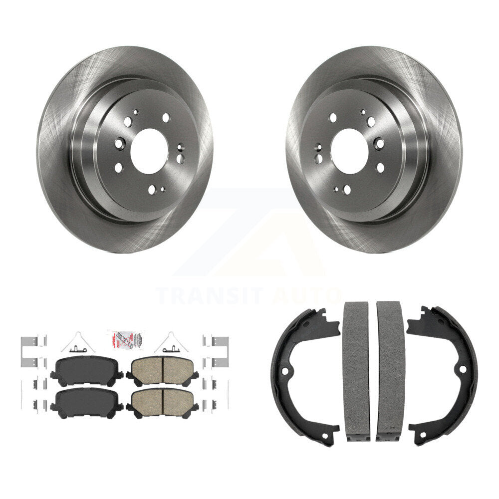 Kit de chaussures de frein de stationnement, Rotors à disque arrière, plaquettes en céramique, pour Honda Pilot Ridgeline