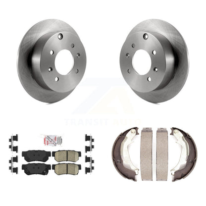 Kit de plaquettes en céramique et de chaussures de stationnement, Rotors à disque arrière, pour Hyundai Sonata Kia Optima