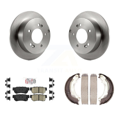 Kit de plaquettes en céramique et de chaussures de stationnement, Rotors à disque arrière, pour Hyundai Sonata XG350 Ki