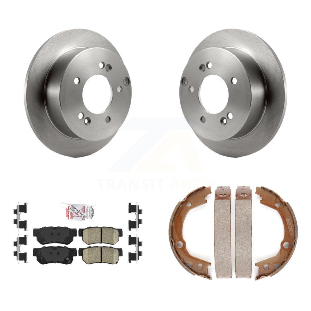 Kit de chaussures de stationnement avec plaquettes en céramique, Rotors à disque arrière, pour Hyundai Tucson Kia Sportage