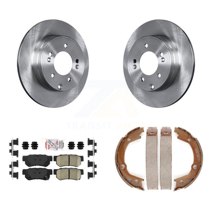 Kit de plaquettes en céramique et de freins de stationnement, Rotors à disque arrière, pour Hyundai Sonata 3,3 l