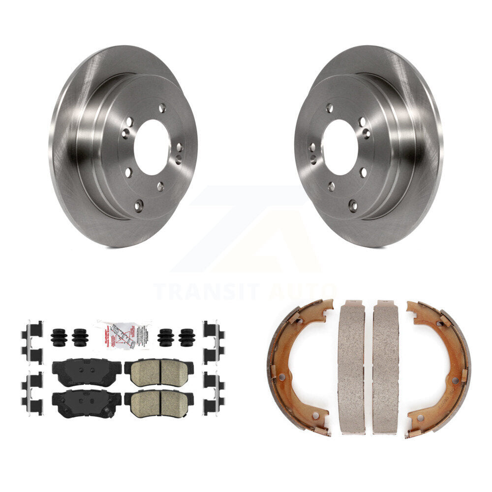 Kit de plaquettes en céramique et de chaussures de stationnement pour disques arrière, Rotors, pour Hyundai Azera 2006 – 2009