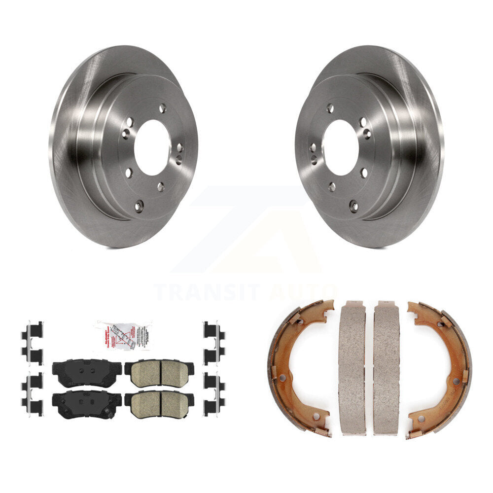 Kit de plaquettes en céramique et de chaussures de stationnement pour disques arrière, Rotors, pour Hyundai Azera 2006 – 2009