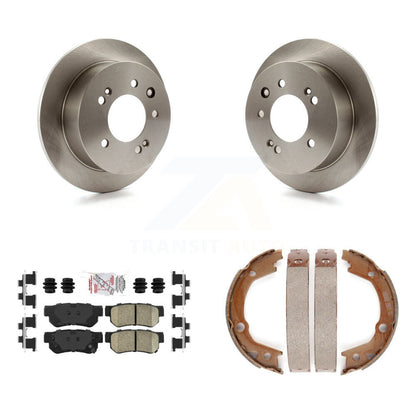 Kit de plaquettes en céramique et de freins de stationnement, Rotors à disque arrière, pour Hyundai Elantra