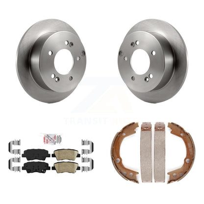 Kit de plaquettes en céramique et de freins de stationnement, Rotors à disque arrière, pour Hyundai Sonata 2,4 l