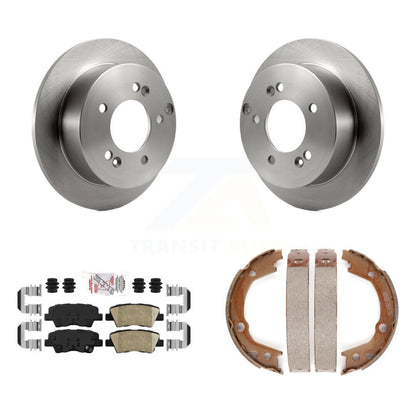 Kit de plaquettes en céramique et de freins de stationnement, Rotors à disque arrière, pour Hyundai Sonata 2,4 l