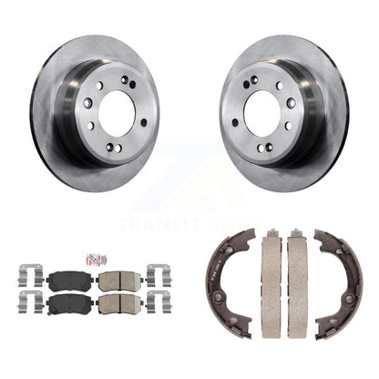 Kit de chaussures de frein de stationnement, Rotors à disque arrière, plaquettes en céramique, pour Hyundai Tucson Elantr