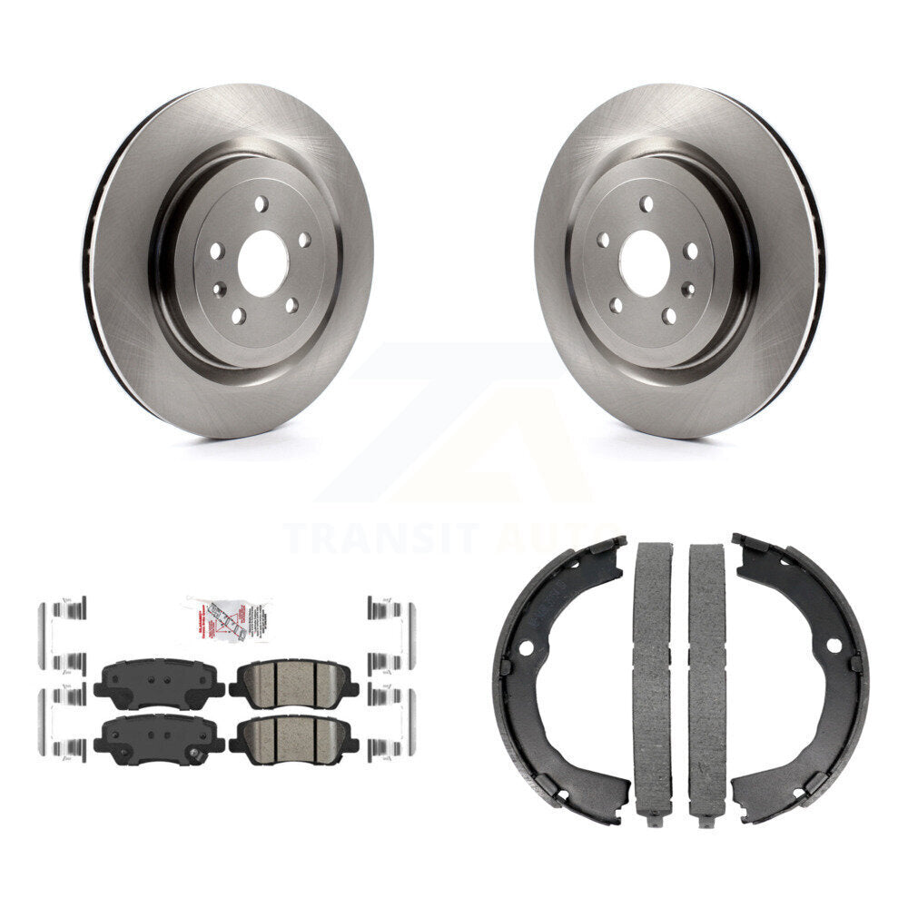 Kit de chaussures de stationnement avec plaquettes en céramique, Rotors à disque arrière, pour Cadillac CTS coupé avec 6.2