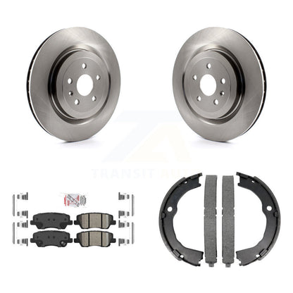Kit de chaussures de stationnement avec plaquettes en céramique, Rotors à disque arrière, pour Cadillac CTS coupé avec 6.2