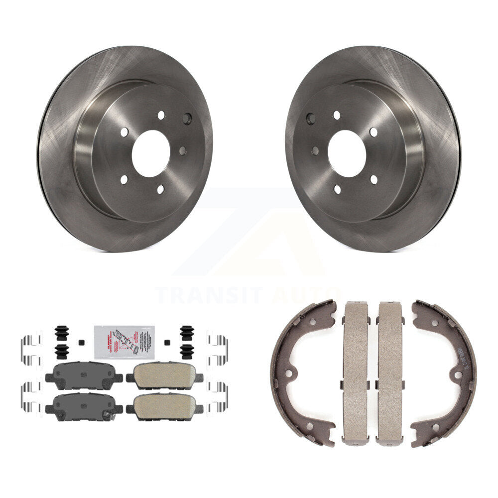 Kit de chaussures de stationnement avec plaquettes en céramique, Rotors à disque arrière, pour Nissan Murano INFINITI QX60