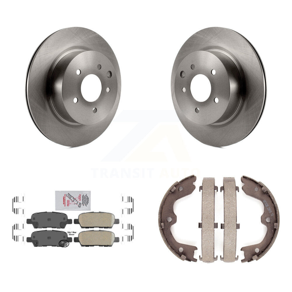 Kit de chaussures de stationnement avec plaquettes en céramique, Rotors à disque arrière, pour INFINITI Nissan Maxima G37
