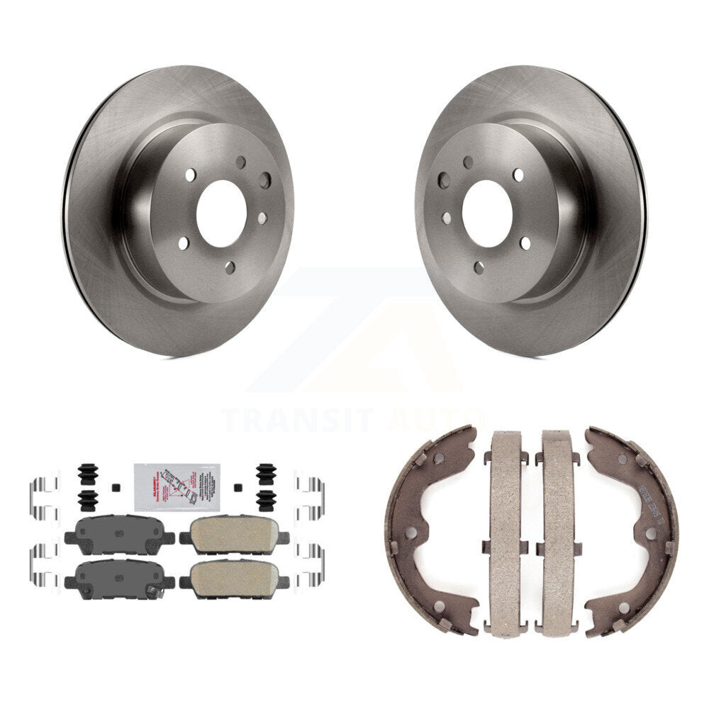 Kit de chaussures de stationnement avec plaquettes en céramique, Rotors à disque arrière, pour INFINITI Nissan Maxima G37