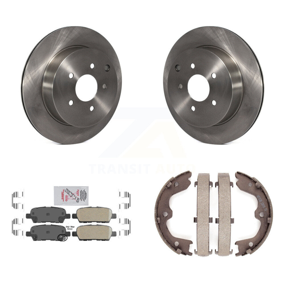 Kit de chaussures de stationnement avec plaquettes en céramique, Rotors à disque arrière, pour INFINITI FX35 FX4 2003 – 2005