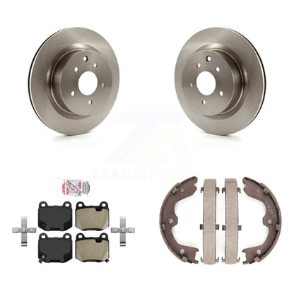 Kit de plaquettes semi-métalliques et de chaussures de stationnement pour disques arrière, pour Nissan 350Z INFINIT