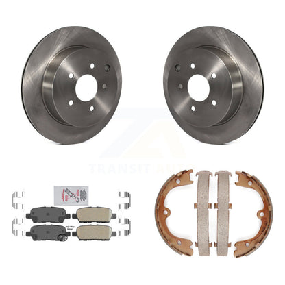 Kit de plaquettes en céramique et de chaussures de stationnement, Rotors à disque arrière, pour INFINITI FX35 Nissan Ques
