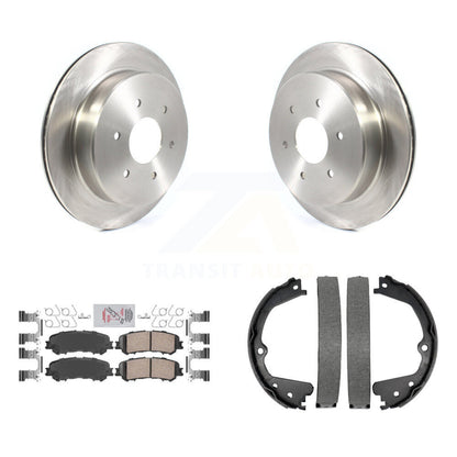Kit de patins de frein de stationnement, Rotors à disque arrière, plaquettes en céramique, pour Nissan TITA 2017 – 2023