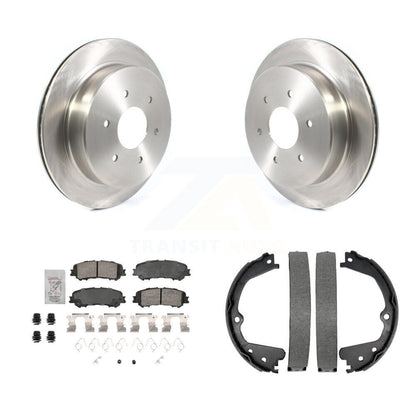 Kit de patins de frein de stationnement, Rotors à disque arrière, plaquettes en céramique, pour Nissan TITA 2017 – 2023