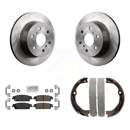 Kit de plaquettes semi-métalliques et de chaussures de stationnement pour disques arrière, pour GMC Chevrolet Sierr