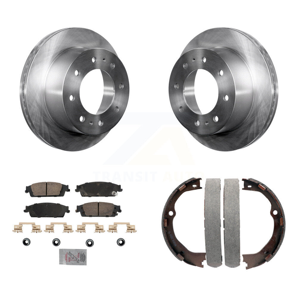 Kit de plaquettes en céramique et de freins de stationnement, Rotors à disque arrière, pour Chevrolet Suburba