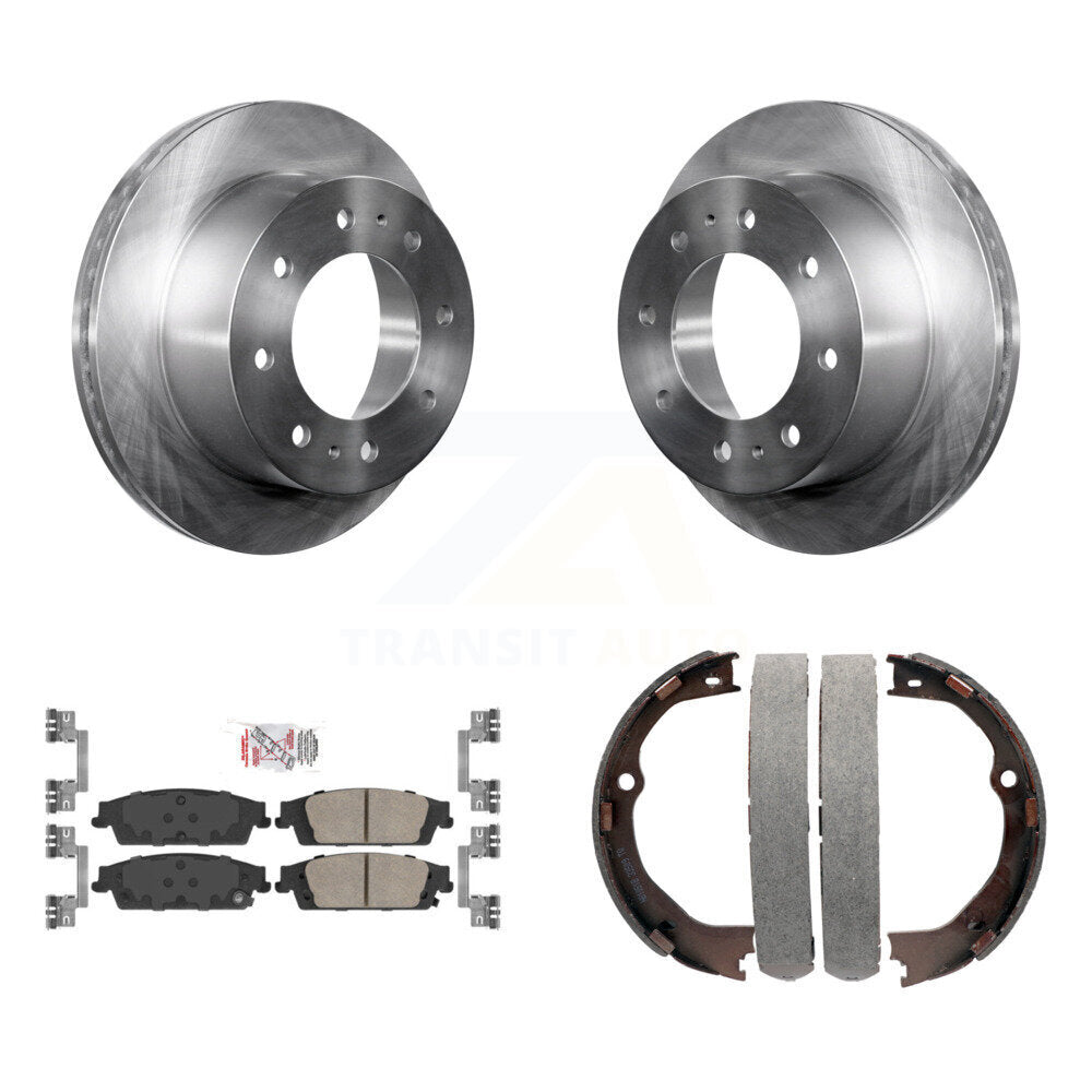 Kit de plaquettes en céramique et de freins de stationnement, Rotors à disque arrière, pour Chevrolet Suburba