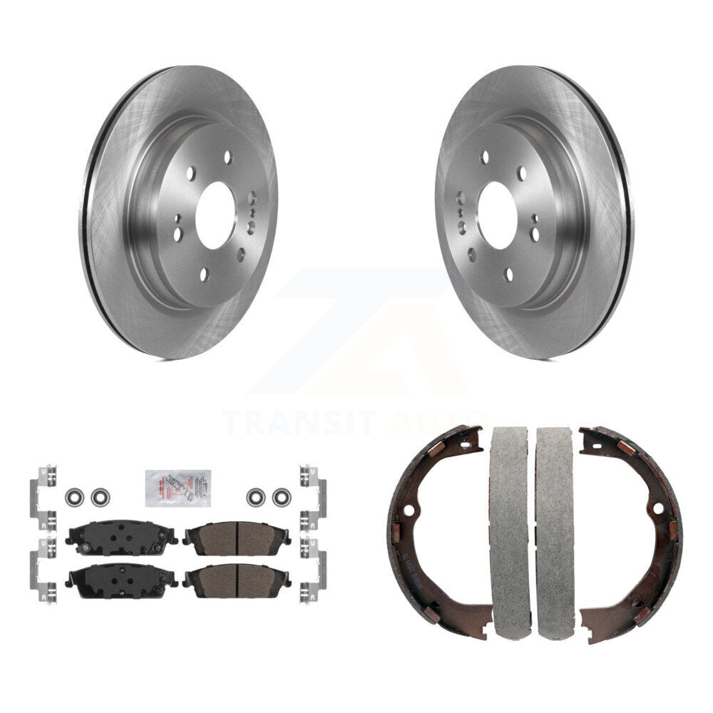 Kit de chaussures de stationnement avec Rotors à disque arrière, plaquettes semi-métalliques, pour Chevrolet Silverado L