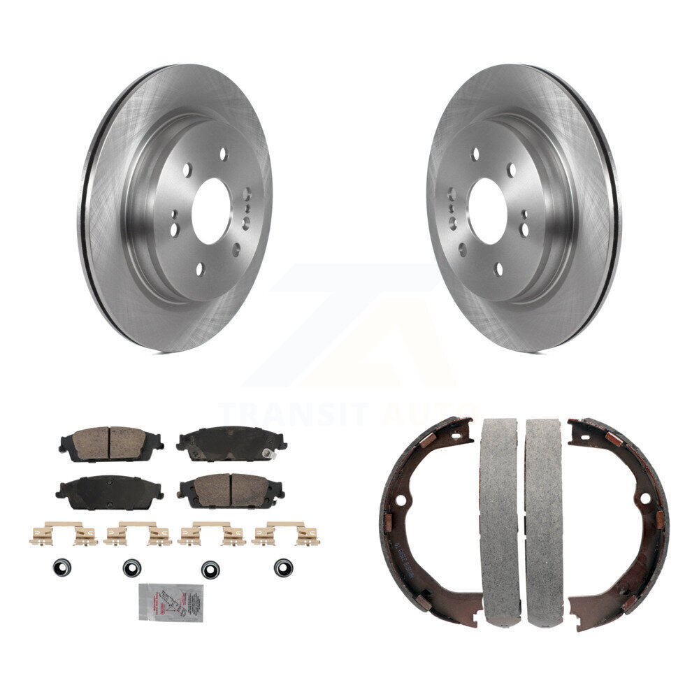 Kit de chaussures de stationnement avec plaquettes en céramique, Rotors à disque arrière, pour Chevrolet Silverado 1500 LD