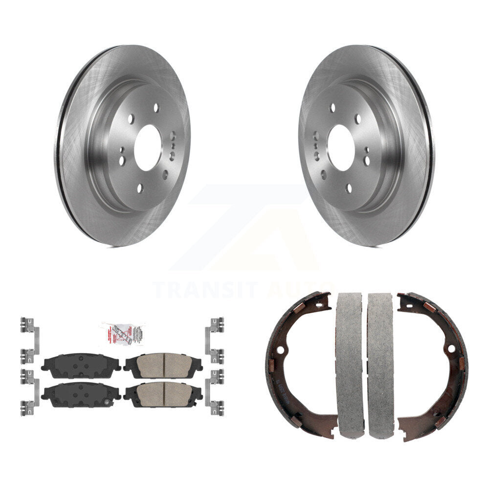 Kit de chaussures de stationnement avec plaquettes en céramique, Rotors à disque arrière, pour Chevrolet Silverado 1500 LD
