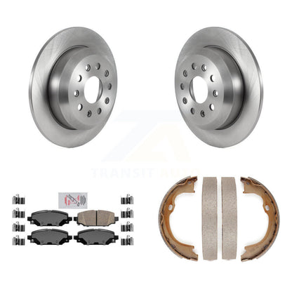Kit de plaquettes en céramique et de chaussures de stationnement pour rotors de disque arrière, pour Jeep Wrangler Sport 18-20