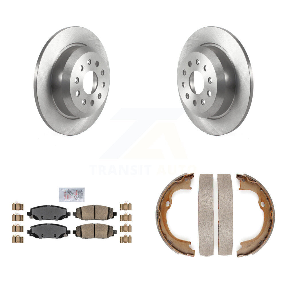 Kit de chaussures de stationnement avec plaquettes en céramique, Rotors à disque arrière, pour Jeep Wrangler Rubicon 18-20