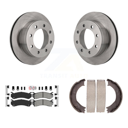 Kit de chaussures de stationnement avec disques semi-métalliques, Rotors à disque arrière, pour Chevrolet GMC 2500 HD