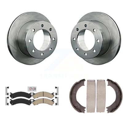 Kit de chaussures de stationnement avec plaquettes en céramique, Rotors à disque arrière, pour Chevrolet GMC Silverado 350