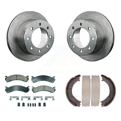 Kit de chaussures de stationnement avec plaquettes en céramique, Rotors à disque arrière, pour Chevrolet GMC Silverado 350