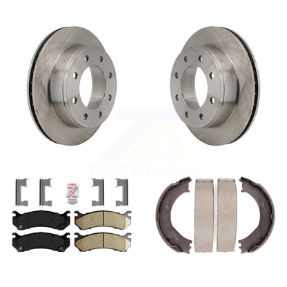 Kit de chaussures de stationnement avec plaquettes en céramique, Rotors à disque arrière, pour Chevrolet Silverado 2500 HD