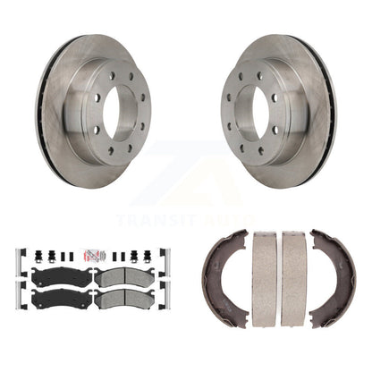 Kit de chaussures de stationnement avec Rotors à disque arrière, plaquettes semi-métalliques, pour Chevrolet Silverado H