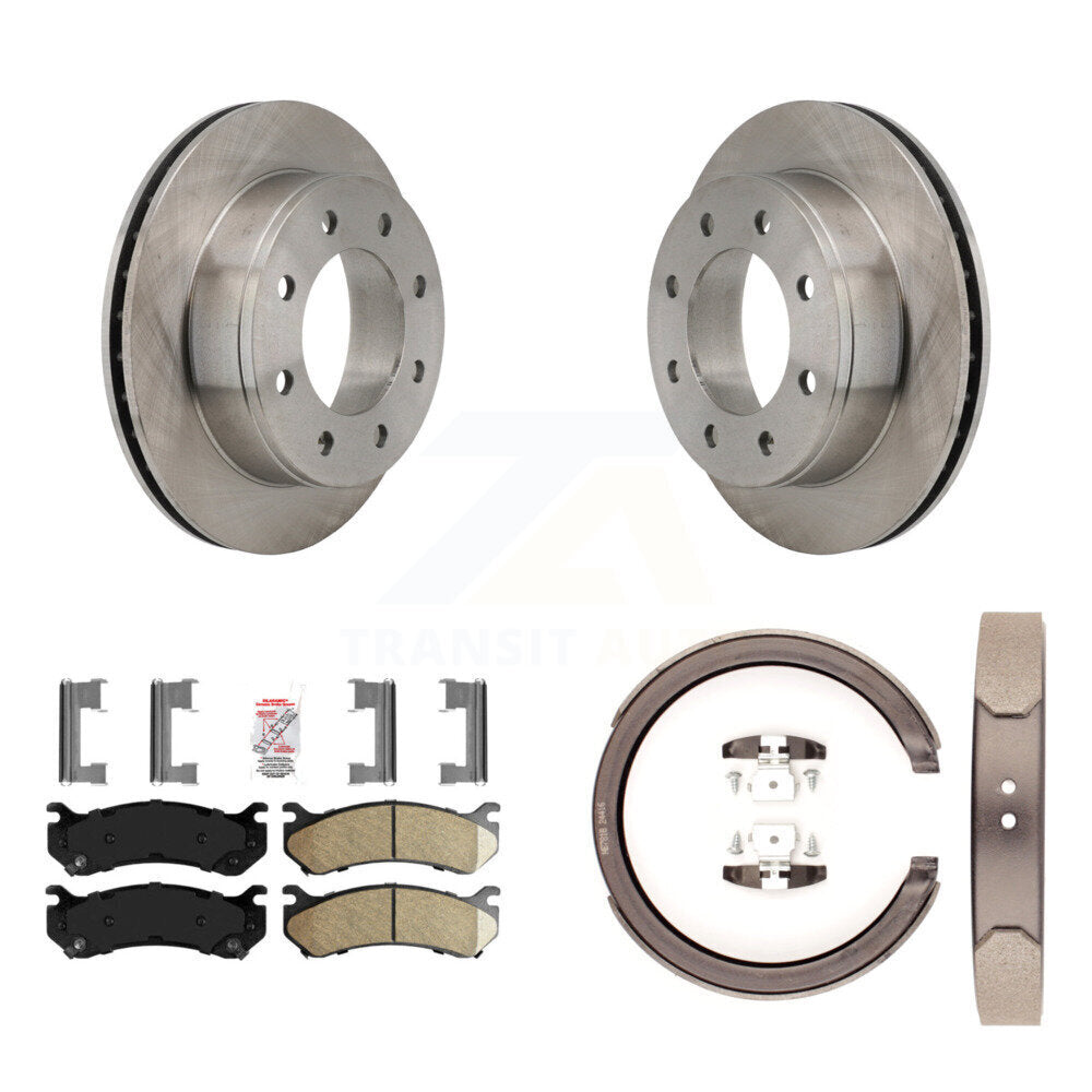 Kit de chaussures de stationnement avec plaquettes en céramique, Rotors à disque arrière, pour GMC Chevrolet Silverado 150