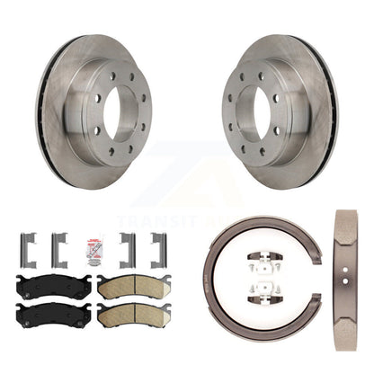 Kit de chaussures de stationnement avec plaquettes en céramique, Rotors à disque arrière, pour GMC Chevrolet Silverado 150