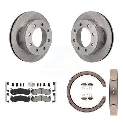 Kit de chaussures de stationnement à plaquettes semi-métalliques, Rotors à disque arrière, pour GMC Sierra 2500 Yukon