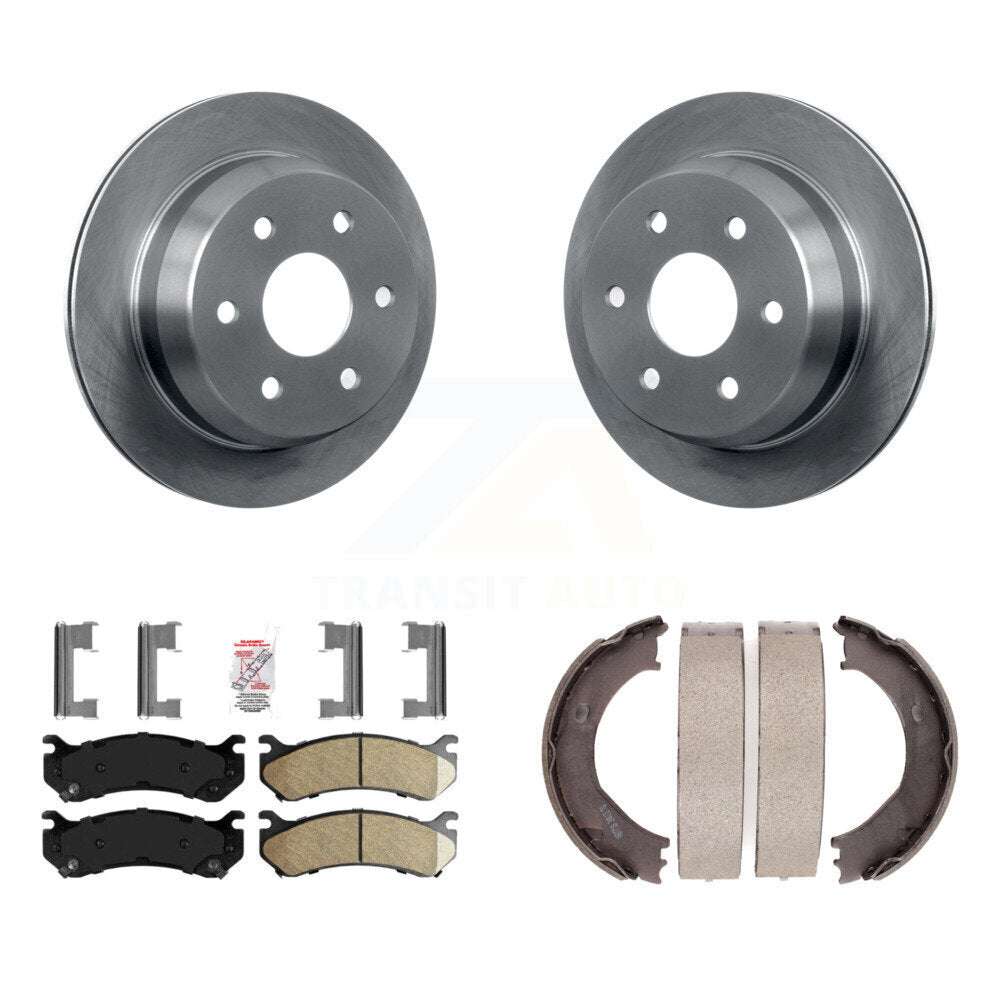 Kit de chaussures de stationnement avec plaquettes en céramique, Rotors à disque arrière, pour Chevrolet Silverado 2500 HD