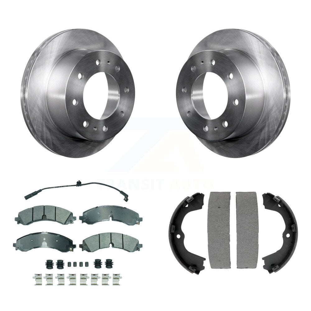 Kit de plaquettes semi-métalliques et de chaussures de stationnement pour disques arrière, pour GMC Chevrolet Sierr