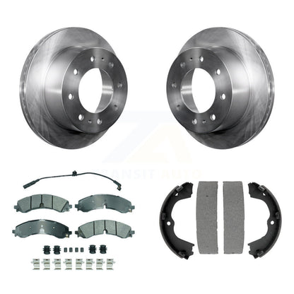 Kit de plaquettes semi-métalliques et de chaussures de stationnement pour disques arrière, pour GMC Chevrolet Sierr