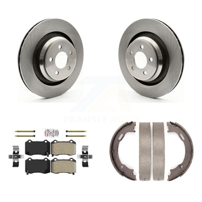 Kit de chaussures de stationnement à plaquettes semi-métalliques, Rotors à disque arrière, pour Dodge Charger chrysle