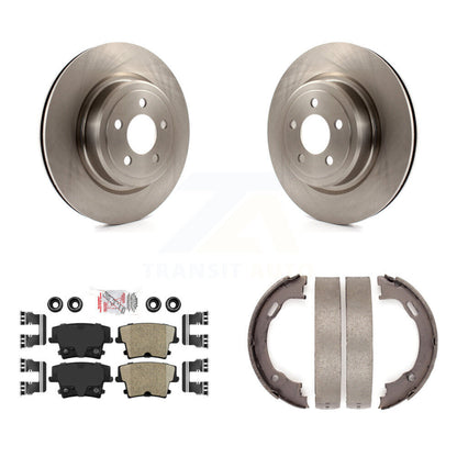Kit de plaquettes en céramique et de freins de stationnement, Rotors à disque arrière, pour Dodge Charger Magnu